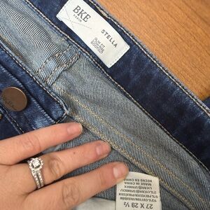 BKE Stella Women's Dark Blue Skinny Jeans